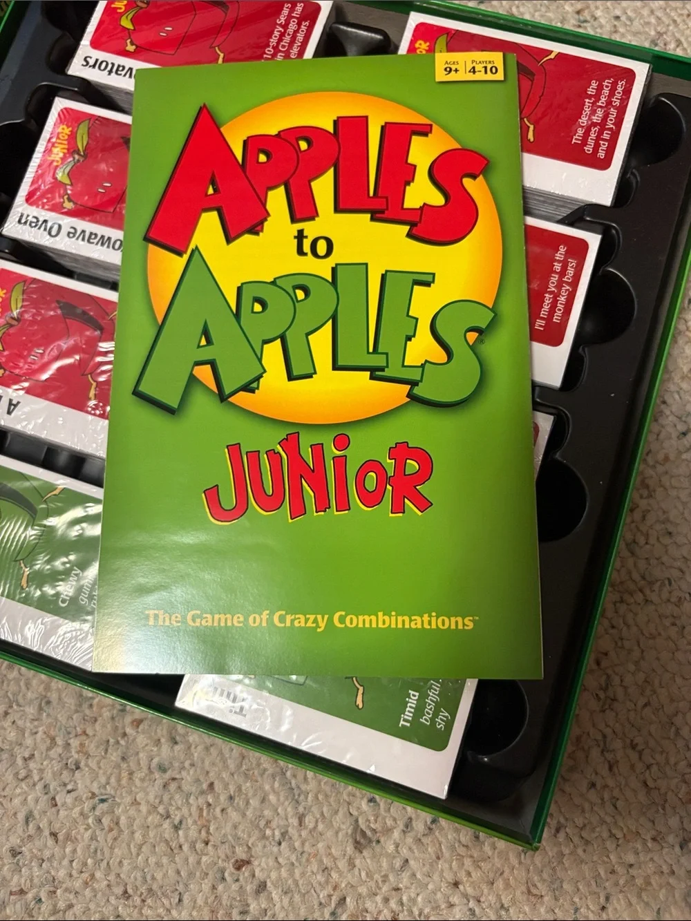 Apples to Apples Junior Kids Party Game - Green